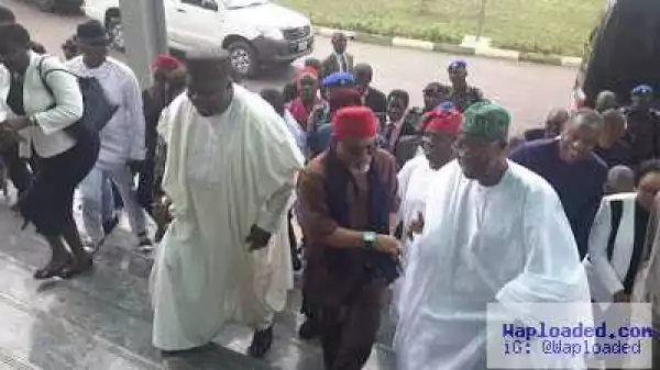 Photos: Lai Mohammed, Chris Ngige Lead FG Delegates To A Town Hall Meeting In Enugu